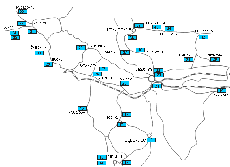 Kliknij na wybrany numer (jeli aktywny)