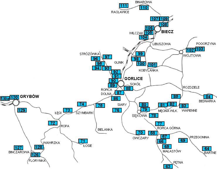 Kliknij na wybrany numer (jeli aktywny)